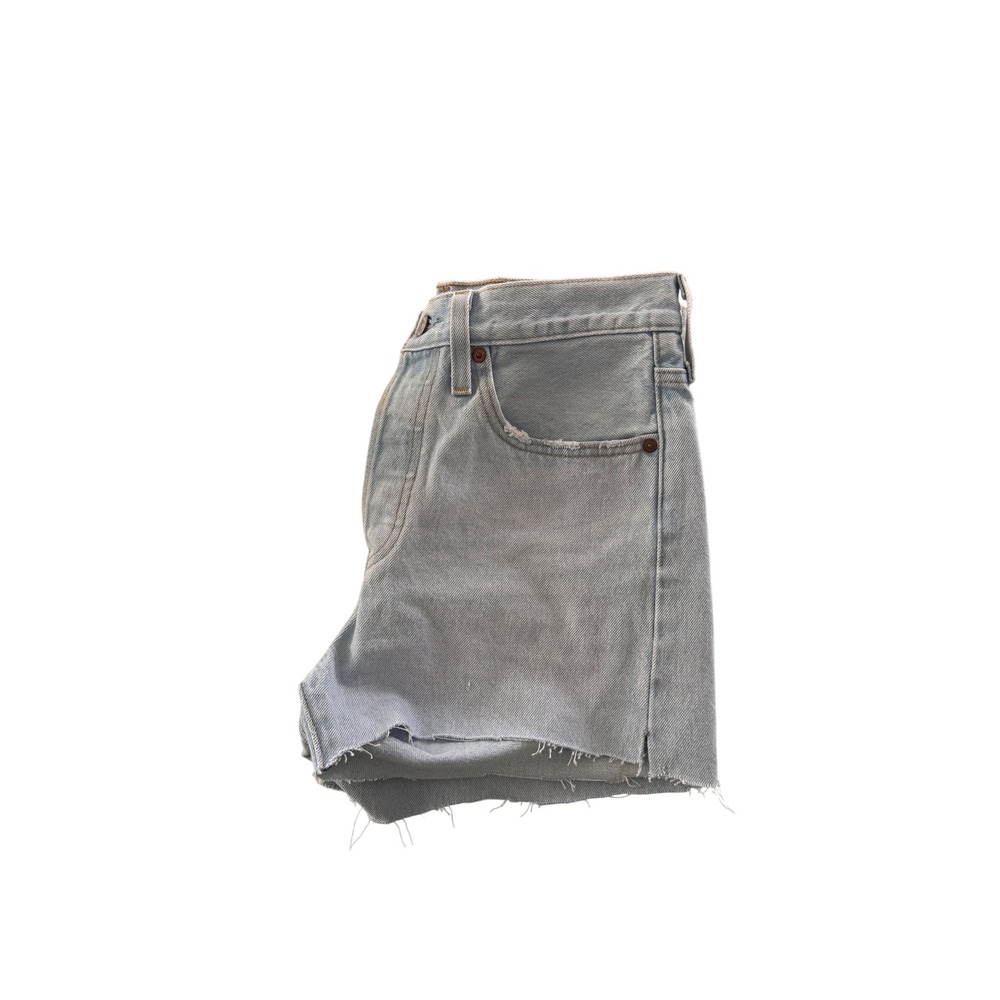 Levis 501 S Womens Light Wash Denim High Rise Cut Off Shorts Blue Size
27 - Picture 5 of 6